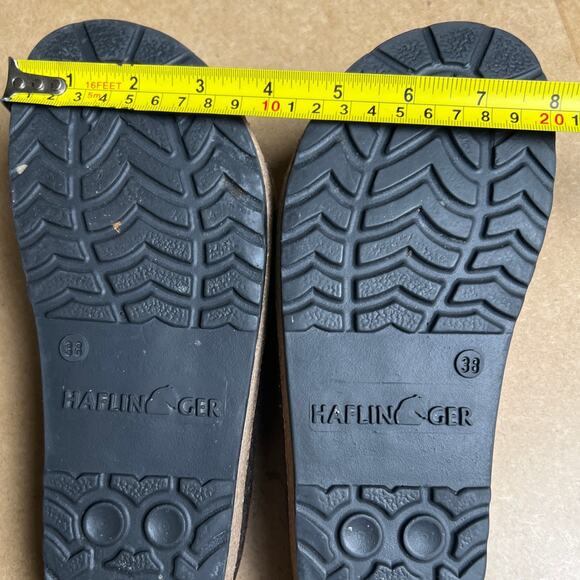 Haflinger Unisex Gray Grizzly Closed Heel Style Wool Clogs Size 38 - Picture 7 of 9